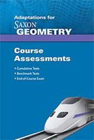 Saxon Geometry: Assessments Adaptation 1602775443 Book Cover