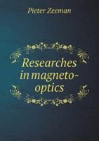 Researches In Magneto-Optics 1019195207 Book Cover