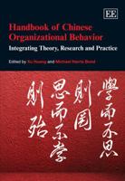 Handbook of Chinese Organizational Behavior: Integrating Theory, Research and Practice 0857933396 Book Cover