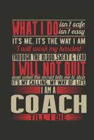 Notebook: Notebook: Coach (120 pages, dot grid paper) 1079907483 Book Cover