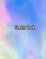 Sketch Book: Notebook for Drawing, Writing, Painting, Sketching or Doodling, 110 Pages, 8.5x11 (Premium Rainbow Cover) 1655130811 Book Cover