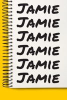 Name Jamie A beautiful personalized: Lined Notebook / Journal Gift, Notebook for Jamie,120 Pages, 6 x 9 inches, Gift For Jamie, Personal Diary, Jamie, Personalized Journal, Family Notebook, Customized 1677023767 Book Cover