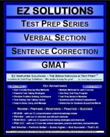 EZ Solutions Test Prep Series Verbal Section Sentence Correction GMAT 1605629553 Book Cover