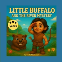 Little Buffalo and the Mystery of the River: An adventure story for curious children aged 3 to 6 (The Adventures of Little Buffalo in the Wild West) B0FKT1WJV5 Book Cover