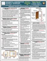 Residential Construction Doors & Windows Quick-Card Based on 2018 IRC 1622702018 Book Cover