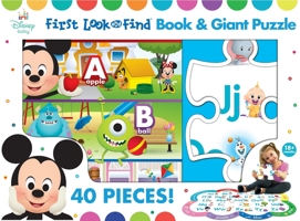 Disney Baby : First Look and Find Book and Giant Puzzle 150374633X Book Cover