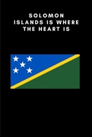 Solomon Islands: Country Flag A5 Notebook to write in with 120 pages 1698381190 Book Cover
