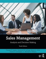 Sales Management: Analysis and Decision Making 0765644517 Book Cover