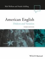 American English: Dialects and Variation (Language in Society) 1405112662 Book Cover