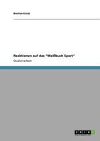Reaktionen auf das 'Wei?buch Sport' 3640691288 Book Cover
