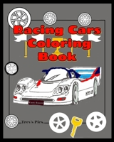 Racing Cars Coloring Book B0C1HRCPN8 Book Cover