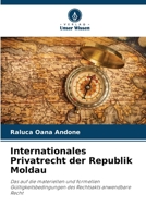Internationales Privatrecht der Republik Moldau (German Edition) 6208616239 Book Cover