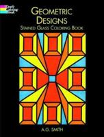 Geometric Designs Stained Glass Coloring Book 0486408086 Book Cover