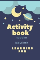 activity book: A magnificent activity book on space for children | Over 100 activities | Sudoku, Labyrinth ... | From the age of 8. B088N7V966 Book Cover