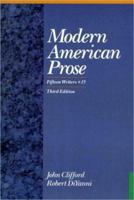 Modern American Prose: Fifteen Writers + 15 0075547899 Book Cover