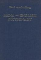 Muna-English dictionary 9067181013 Book Cover