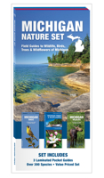 Michigan Nature Set: Field Guides to Wildlife, Birds, Trees & Wildflowers of Michigan 1620051478 Book Cover
