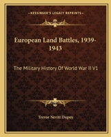 European Land Battles 1939-1943 0531012336 Book Cover