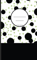 P�nktchens Ideenbuch Black & Green: ♥ Dein zauberhaftes Notizbuch ♥ mit 50 gepunkteten / dotted Seiten in cream - 12,7 x 0,3 x 20,3 cm (ca. A5 Format) 1695377427 Book Cover