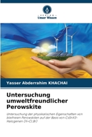 Untersuchung umweltfreundlicher Perowskite (German Edition) 6208594472 Book Cover
