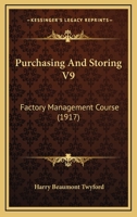 Purchasing and Storing 1167135458 Book Cover