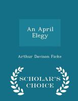 An April Elegy 0469315814 Book Cover
