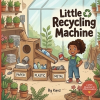 Little Recycling Machine: A Fun STEM Story About Building, Testing, and Problem-Solving for Kids B0HJ9CQL6X Book Cover