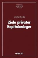 Ziele Privater Kapitalanleger 3409141111 Book Cover