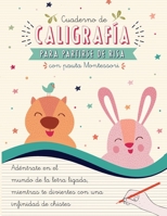 Cuaderno de Caligrafía para Partirse de Risa con Pauta Montessori: Libro de Caligrafía Divertida con Chistes en Letra Ligada Escolar para Niños y Niñas de Primaria. (Spanish Edition) 1915270472 Book Cover