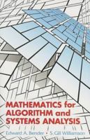 Mathematics for Algorithm and Systems Analysis 0486442500 Book Cover
