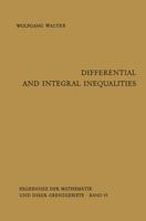 Differential and Integral Inequalities 3642864074 Book Cover
