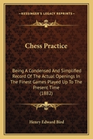 Chess Practice 1165370999 Book Cover