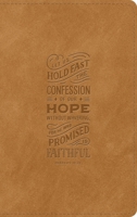 ESV Thinline Bible, Red Letter (Trutone, Nubuck Caramel, Hebrews 10:23 Design) B0GL9CWJ1V Book Cover
