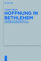 Hoffnung in Bethlehem 3110350181 Book Cover