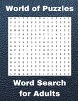 World of Puzzles - Word Search for Adults: Big Puzzle book with Words Find Puzzles for Seniors, Adults and all other Puzzle Fans A lot of fun and challenging Number Search Puzzles with solutions null Book Cover