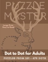 Large Print Easy to Read Dot-to-Dots for Adults 1984130498 Book Cover