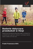 Badanie dotyczace przedszkoli w Hesji (Polish Edition) 6630161181 Book Cover