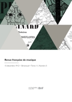 Revue Française de Musique 2329854226 Book Cover