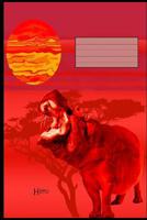 Hippo: A5 Liniertes Schreibheft F�r Sch�ler Und Lehrer 1073452913 Book Cover