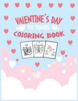 Valentine's Day Coloring Book for Toddlers: cute animals celebrating Valentine’s Day for little hands to color/Funny Animals Coloring Book For Kids/ B08SGR3498 Book Cover