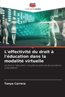 L'effectivité du droit à l'éducation dans la modalité virtuelle 6205737450 Book Cover