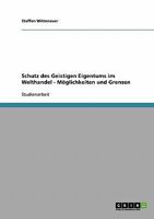 Schutz des Geistigen Eigentums im Welthandel - Möglichkeiten und Grenzen 3638640256 Book Cover