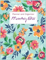 2020 Monthly Bill Planner and Organizer (Volume 10): Finance Monthly & Weekly Budget Planner Expense Tracker Bill Organizer Journal Notebook Floral Cover 1708105689 Book Cover
