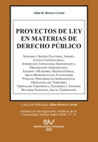Proyectos de Ley En Materias de Derecho Público (1965-2011). 168564726X Book Cover