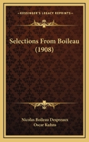 Selections From Boileau 1022532774 Book Cover