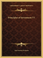 Principles of Investment V1 116260817X Book Cover