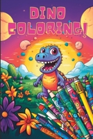 Super Cute Baby Dinosaur Coloring Book For Kids: 28 Fun Dinosaur Coloring Pages For Girls & Boys B0CHG8Q15K Book Cover