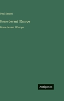 Rome devant l'Europe: Rome devant l'Europe (French Edition) 3563760373 Book Cover