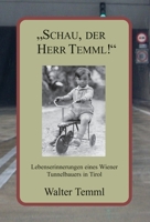 "Schau, der Herr Temml!": Lebenserinnerungen eines Wiener Tunnelbauers in Tirol (German Edition) 1734530405 Book Cover