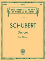 Dances for Piano: Schirmer Library of Classics Volume 2003 Piano Solo 0793535379 Book Cover